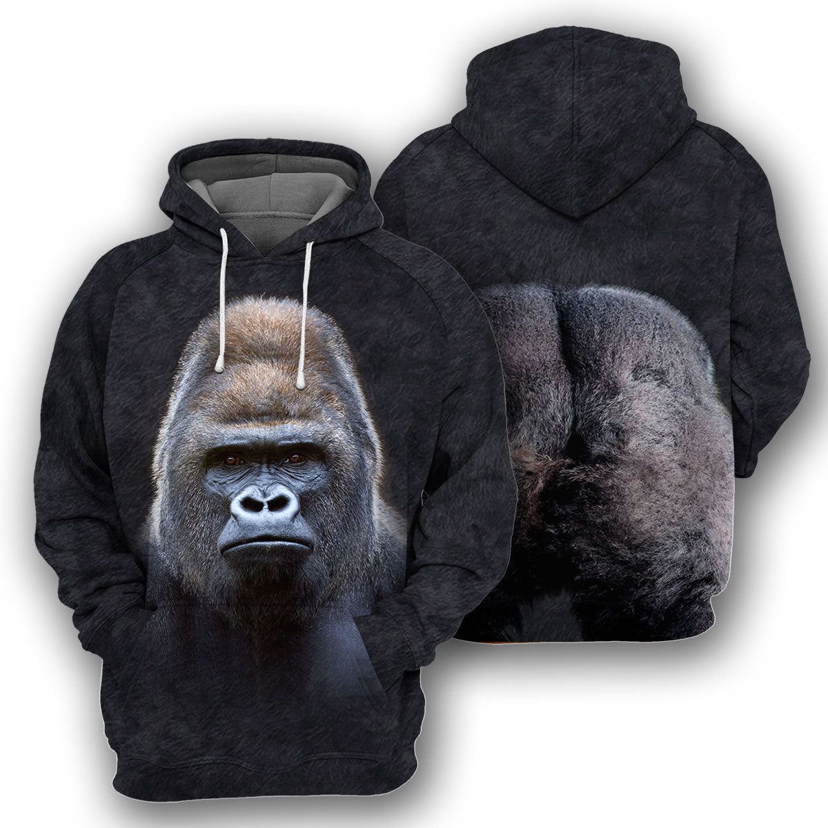 Gorilla Unique All Over Print T-Shirt Hoodie Gift Ideas