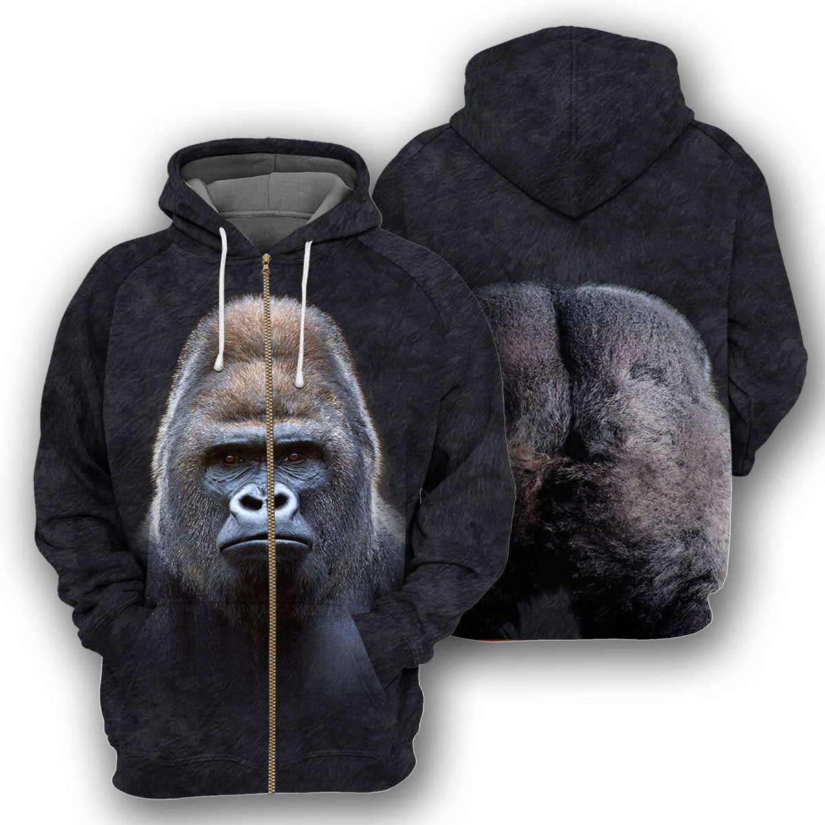 Gorilla Unique All Over Print T-Shirt Hoodie Gift Ideas 5