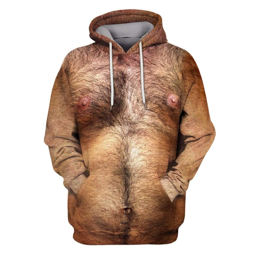 Hairy man online sweatshirt