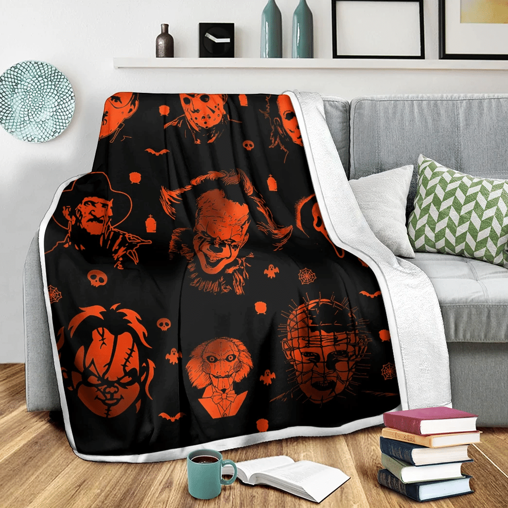 Alldaytee Halloween Horror Movie Murderer Blanket