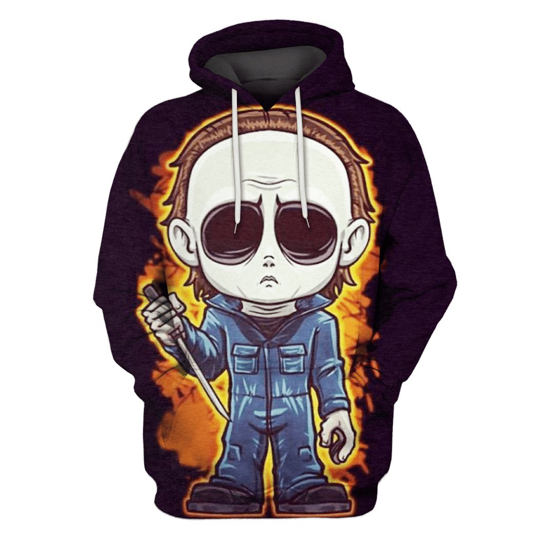 Halloween The Chibi of Michael Myers Hoodies – T-Shirts Apparel