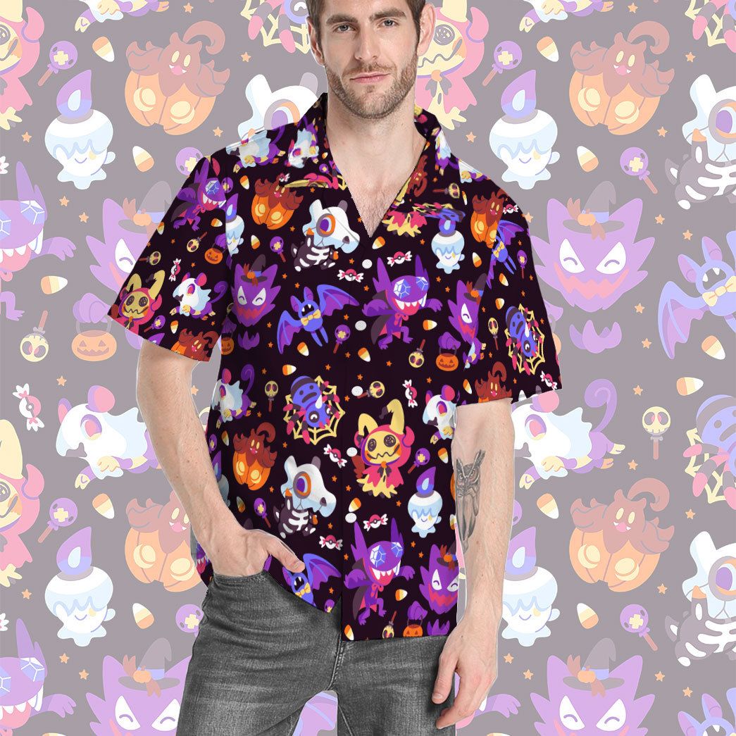 Happy Halloween With Pokémon Custom Hawaii Shirt