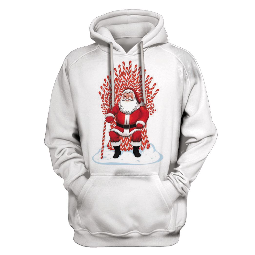 Happy Santa Claus On Christmas Custom T-shirt – Hoodies Apparel