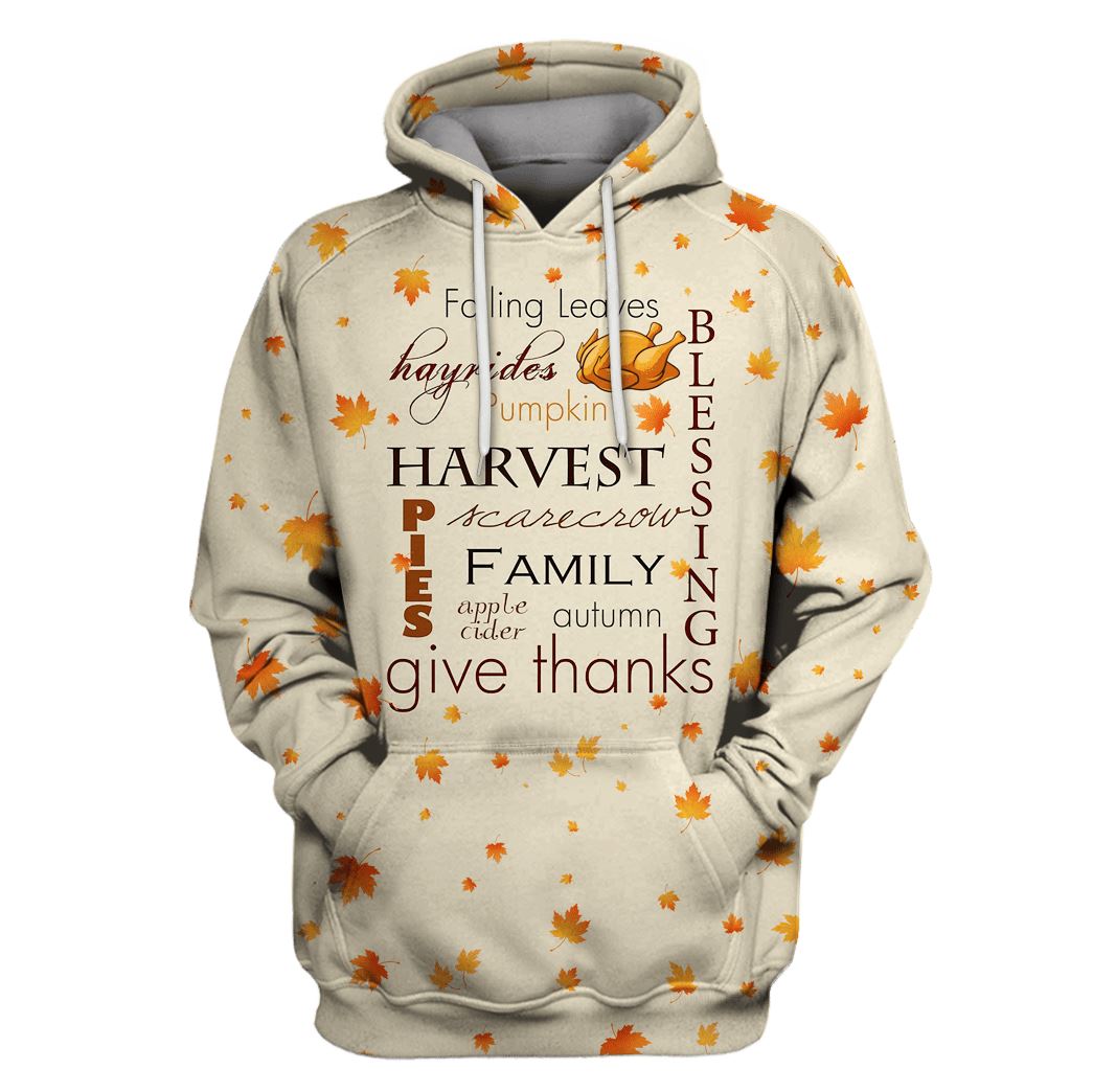 Happy Thanksgiving Custom T-shirt – Hoodies Apparel