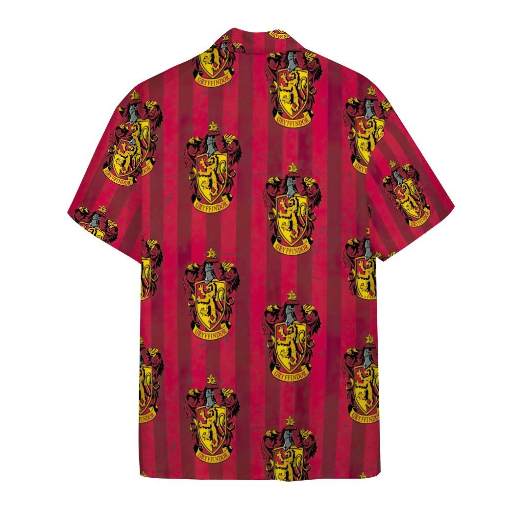 Harry Potter Hogwarts Gryffindor House Pride Crests Custom Hawaii Shirt 1