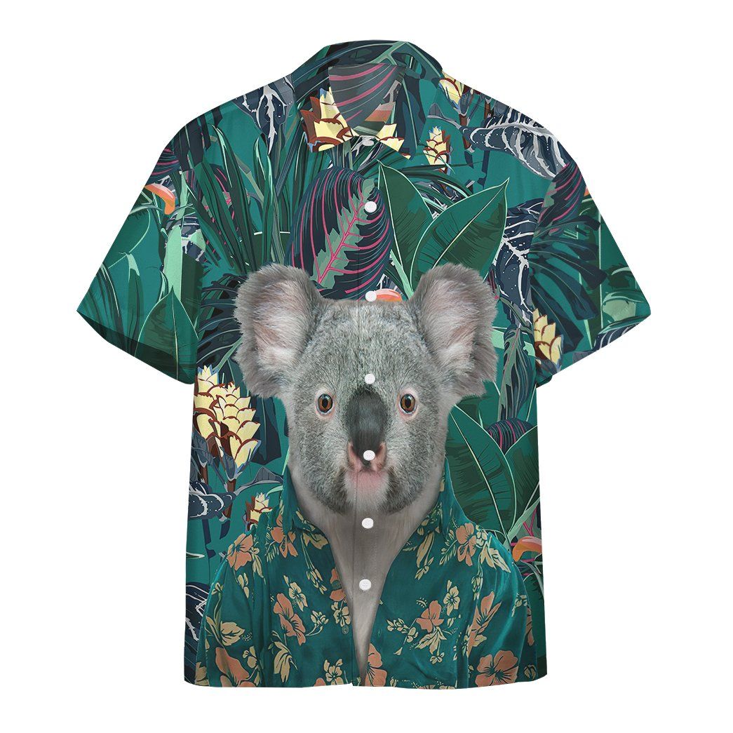 Hawaiian Koala Custom Short Sleeve Shirt