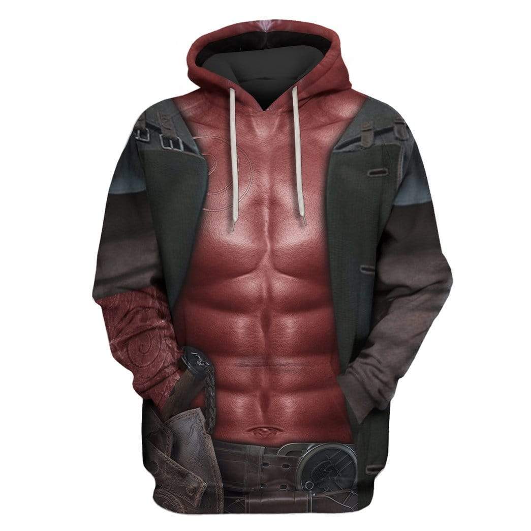 Hellboy costume Custom T-shirt – Hoodies Apparel