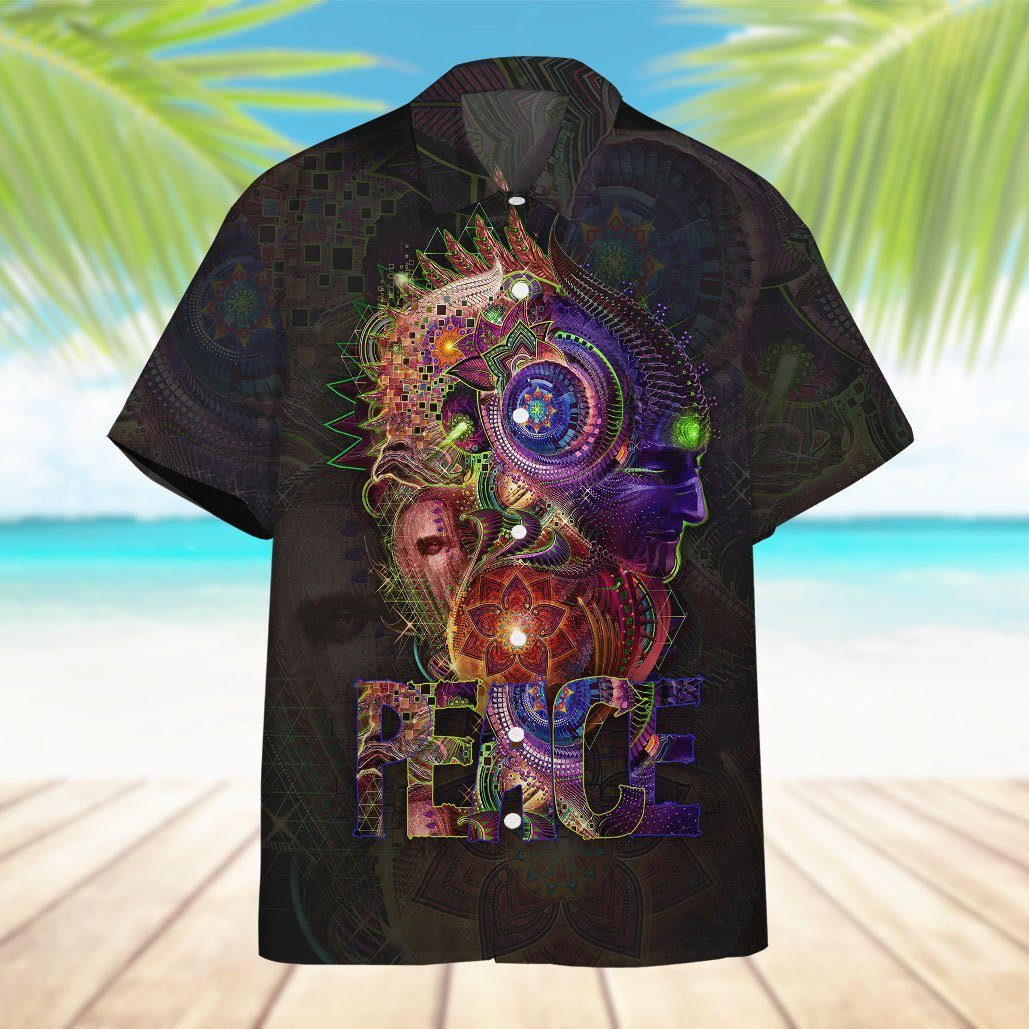 Hippie Magic World In Peace Hawaii Shirt