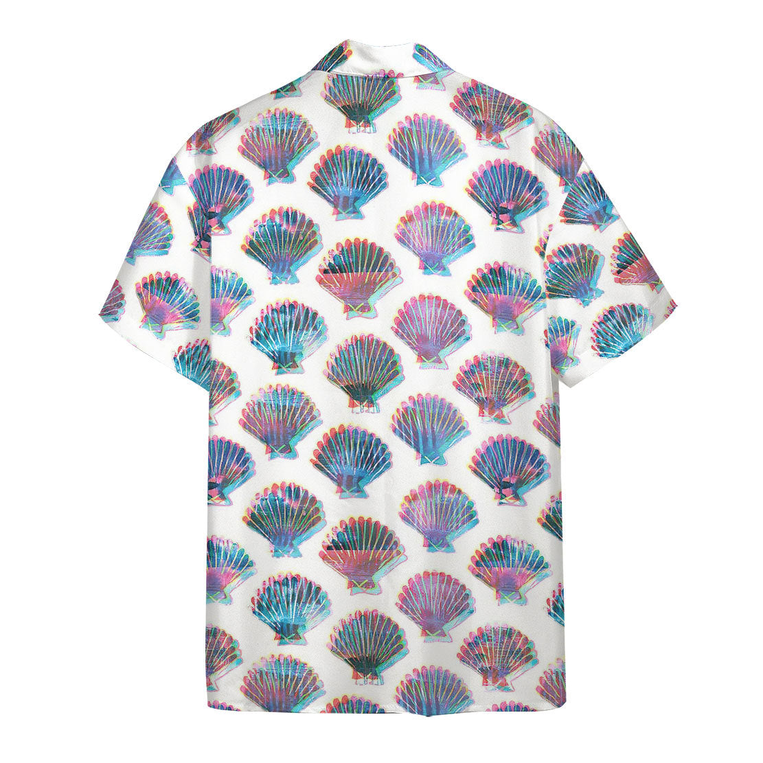 Holographic Seashells Hawaii Shirt 1