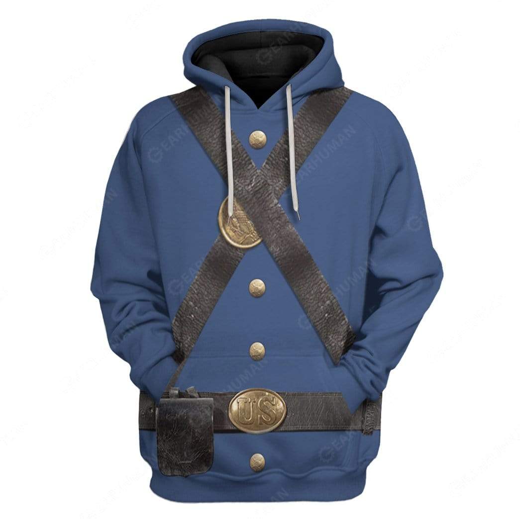 Hoodie Custom Union Infantry Uniform in Civil War Apparel