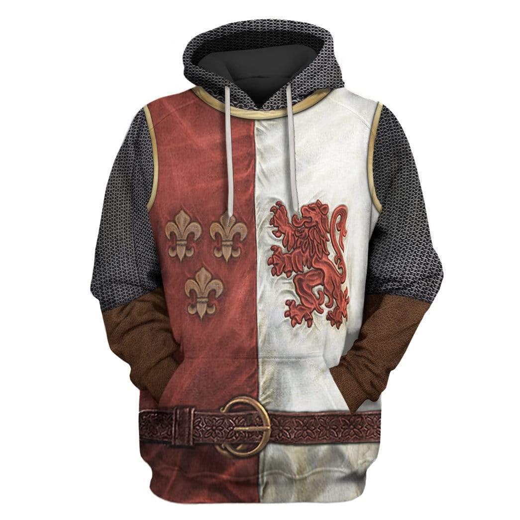 Hoodie hoodie Heraldic Knight Suit Costume Apparel