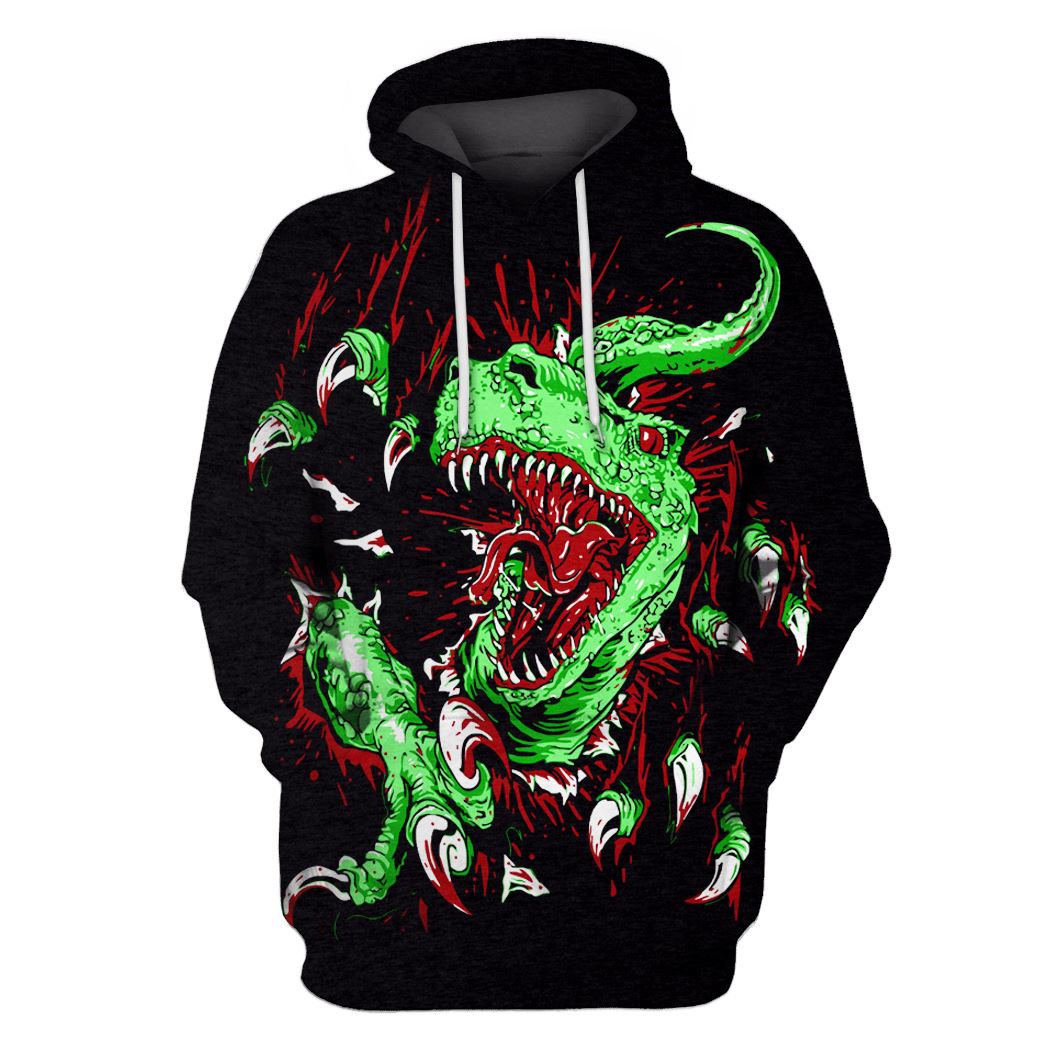 Horror Dinosaur Custom T-shirt – Hoodies Apparel