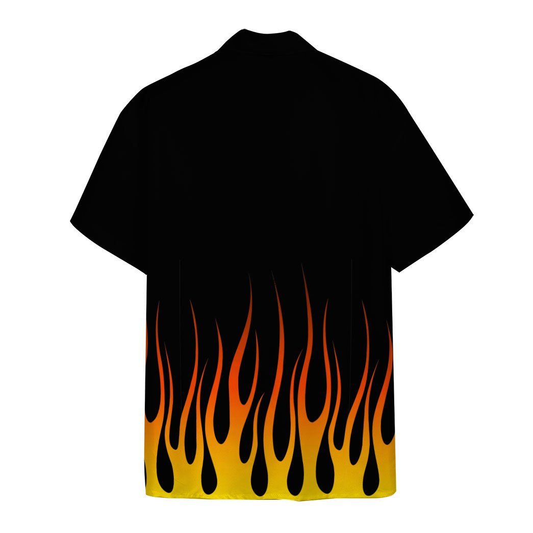 Hot Rod Flame Stencils Custom Hawaii Shirt 1