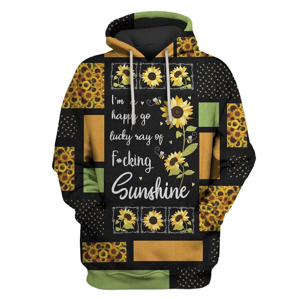 I am a happy go lucky ray of sunshine Custom T-shirt – Hoodies Apparel