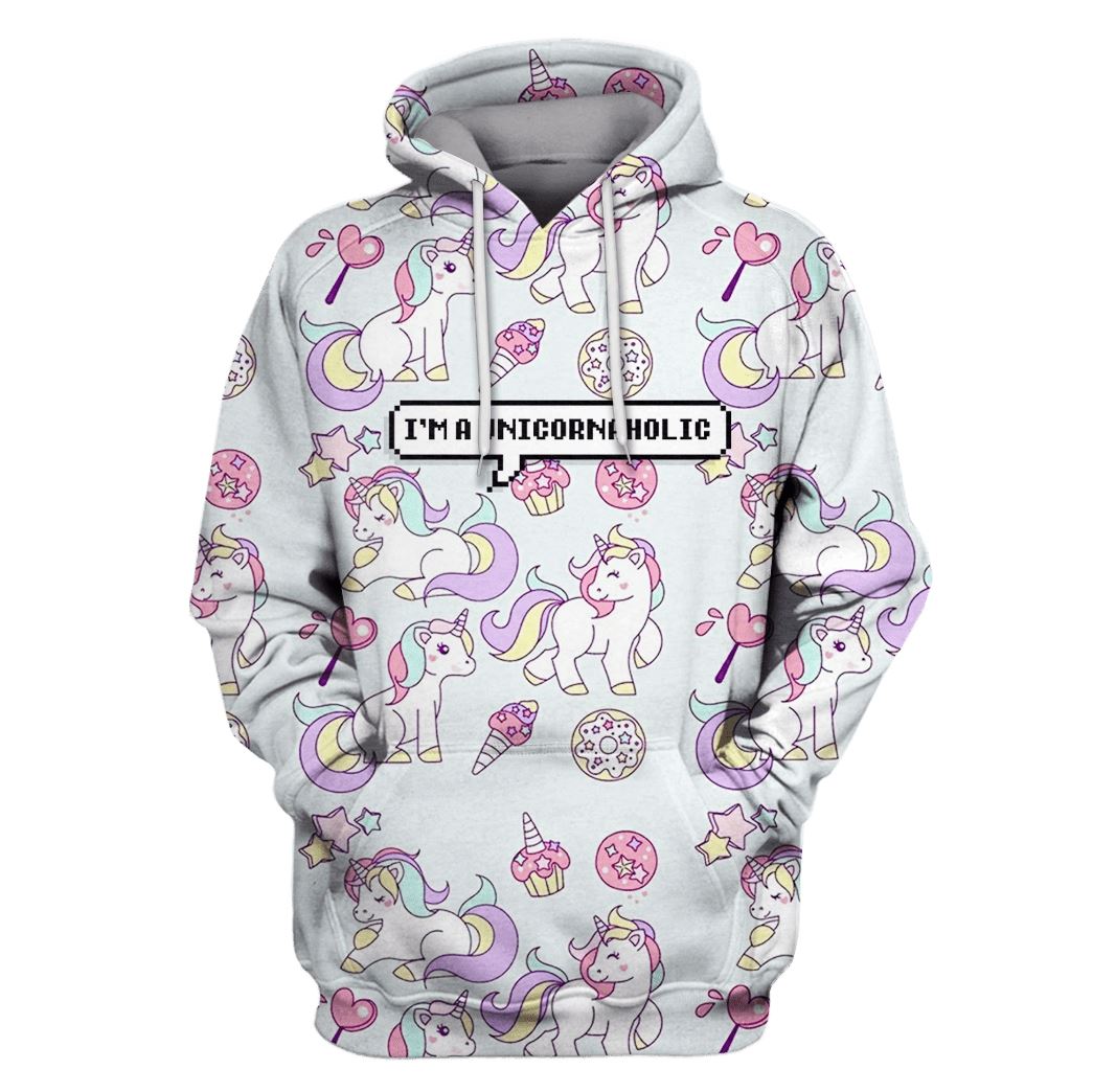 I’m A Unicornholic Hoodies – T-Shirts – Zip Hoodies Apparel