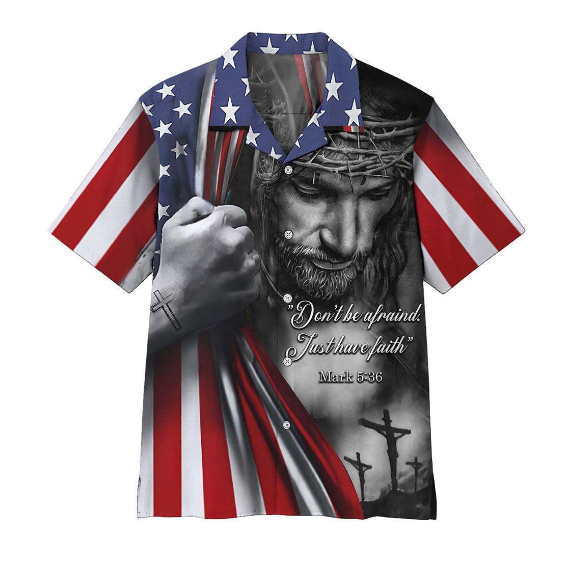 Jesus Christian Don’t Be Afraid Just Have Faith Hawaii Shirt