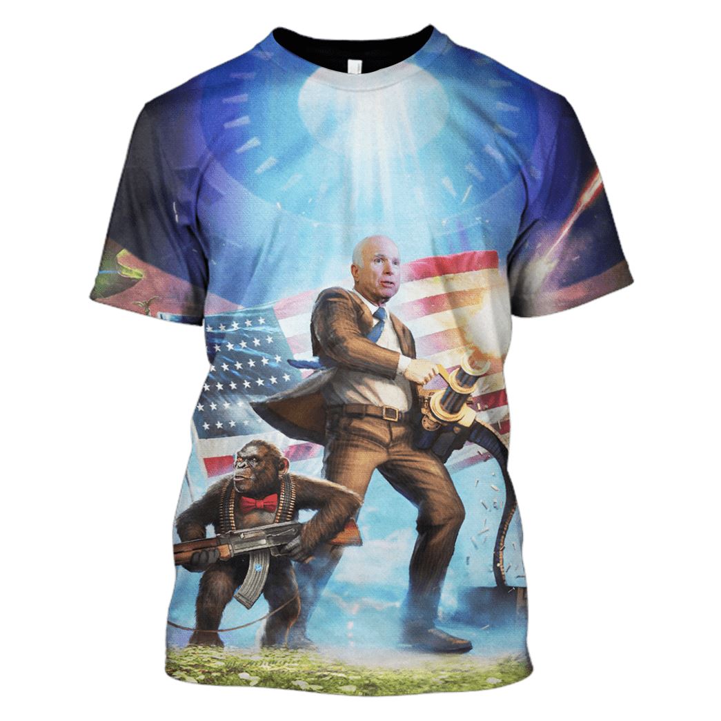 John McCain Hoodies T-Shirt Apparel