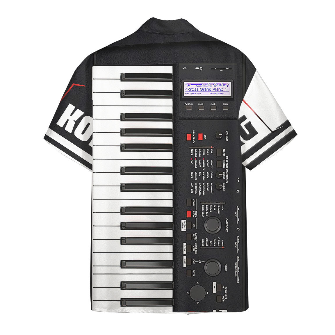 Keyboard Piano Hawaii Shirt 1