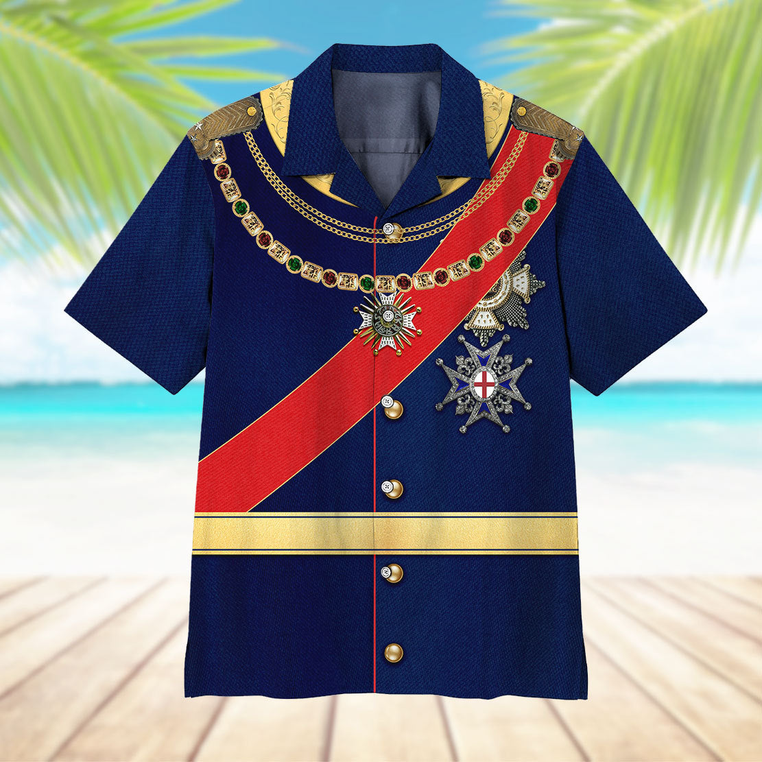 King Ludwig II Of Bayern Custom Hawaii Shirt