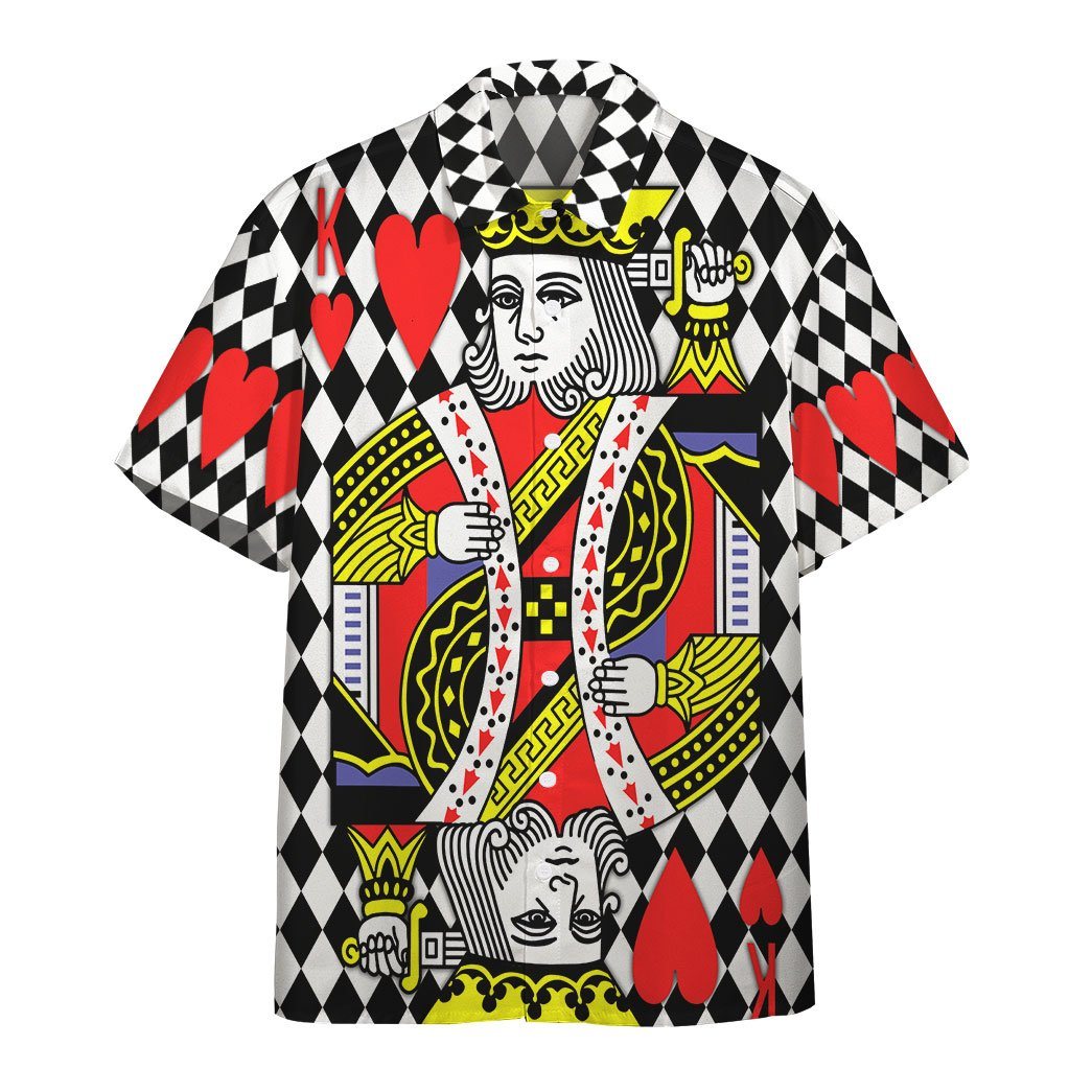 King Of Heart Couple Custom Short Sleeve Shirt