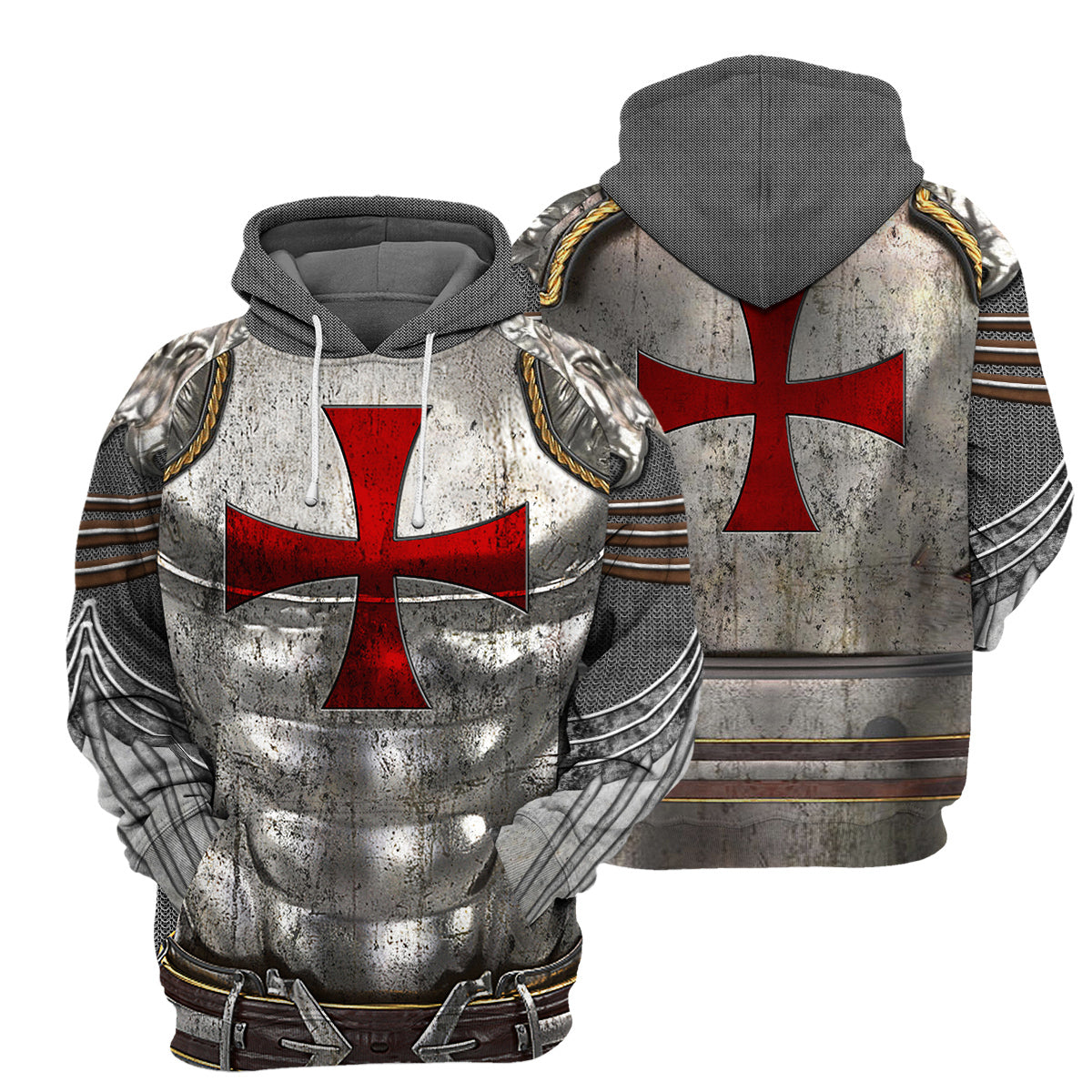 Knight Templar Unique All Over Print T-Shirt Hoodie Gift Ideas