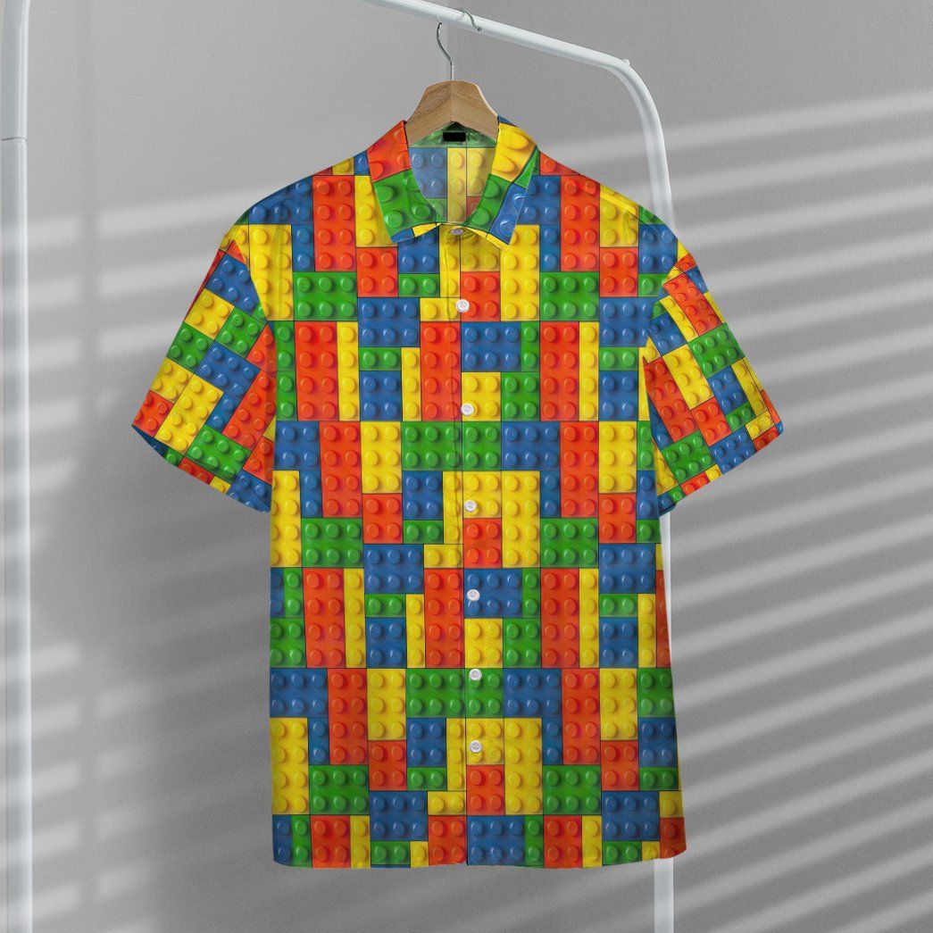 Lego Fabric Custom Hawaii Shirt