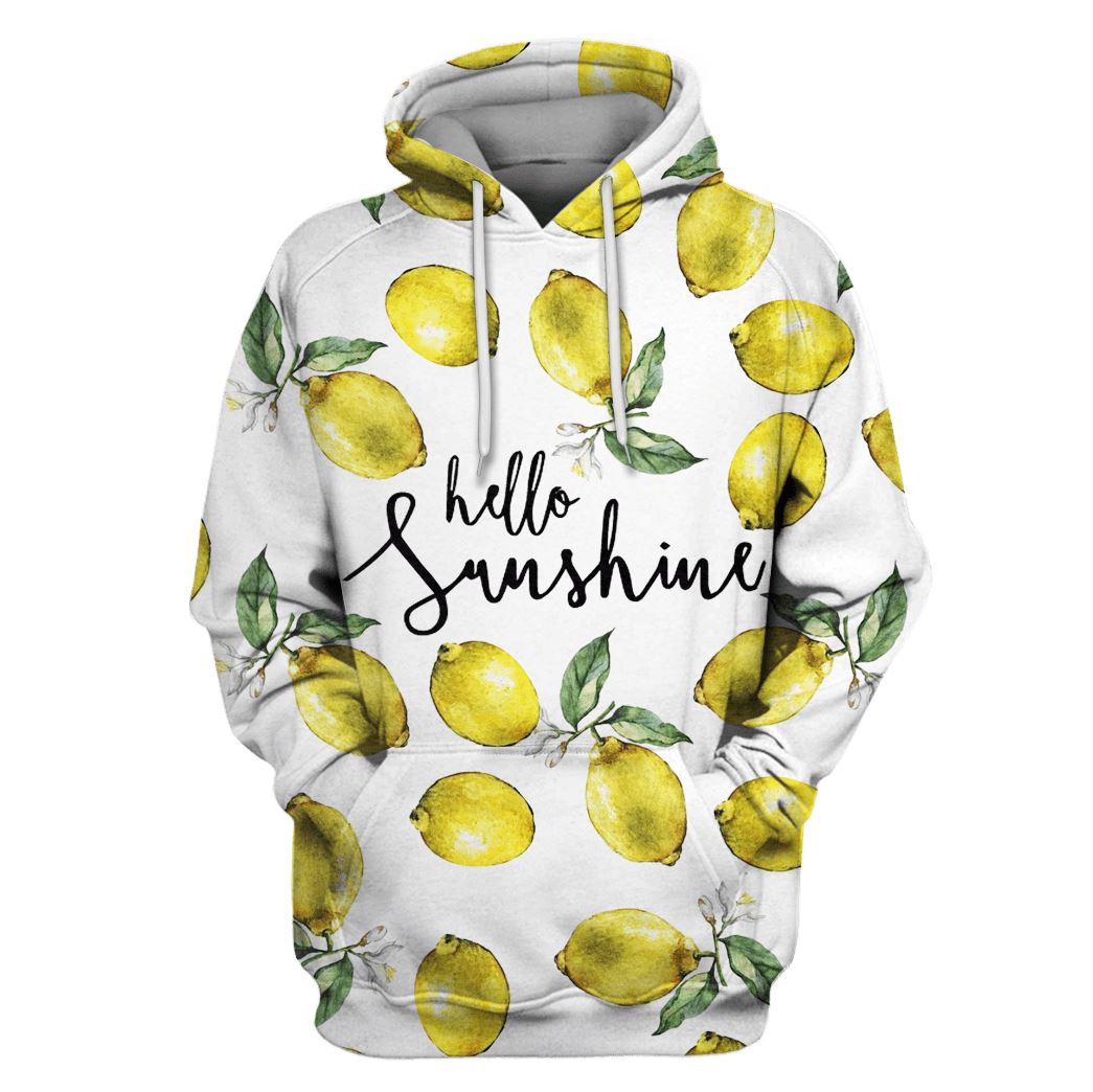 Lemons Hello Sunshine Custom T-shirt – Hoodies Apparel