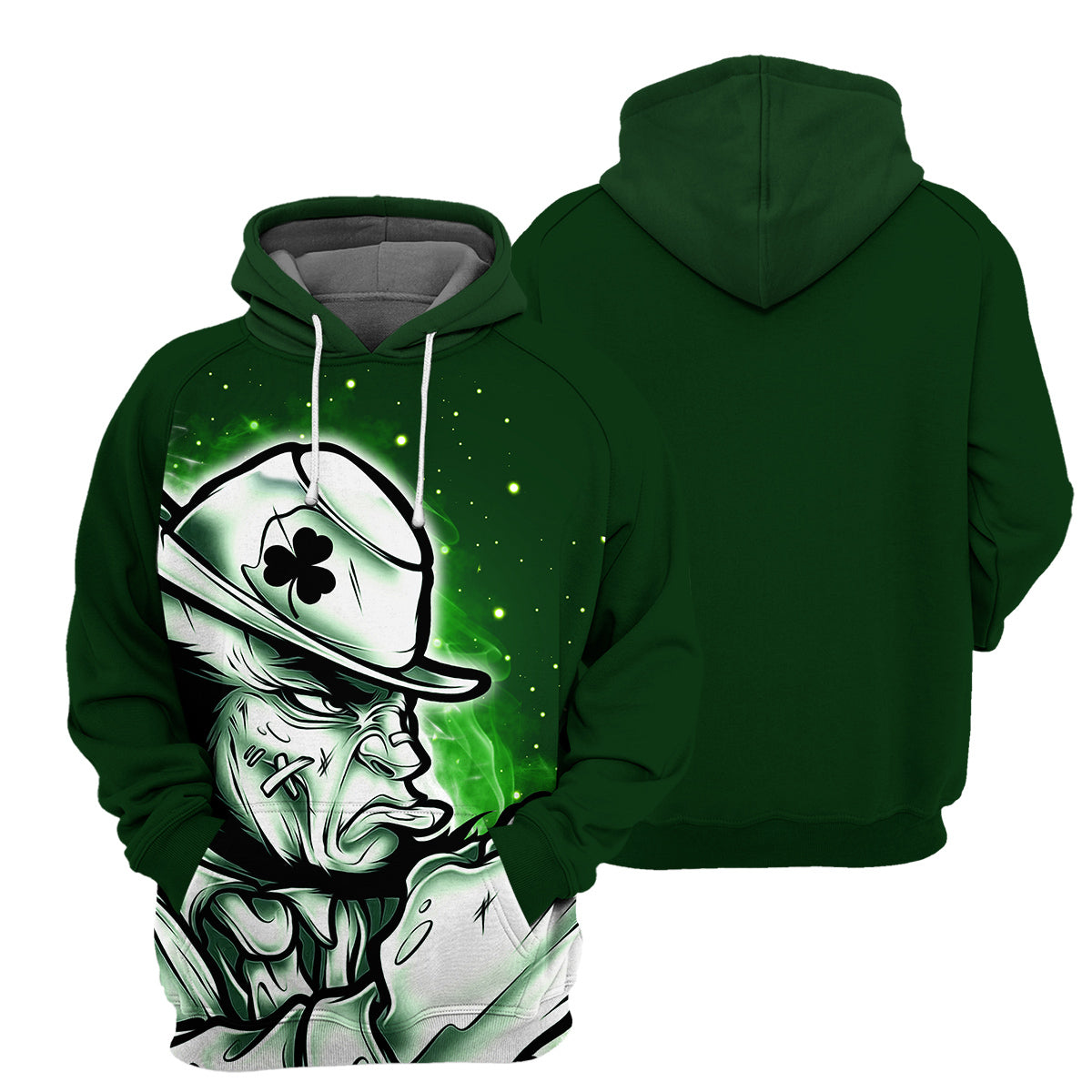 Leprechaun Irish Unique All Over Print T-Shirt Hoodie Gift Ideas