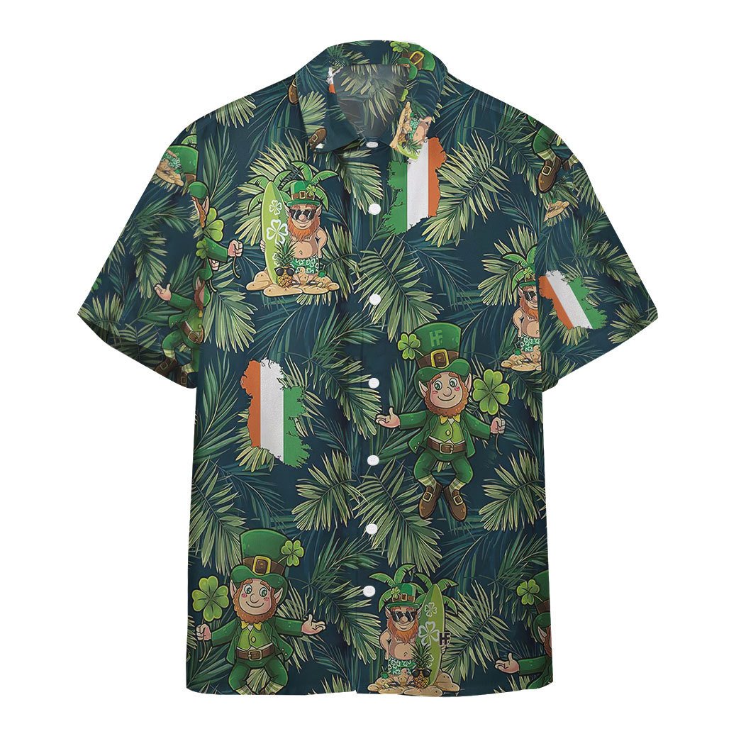Leprechaun Tropical Hawaii Style Custom Hawaiian Shirt