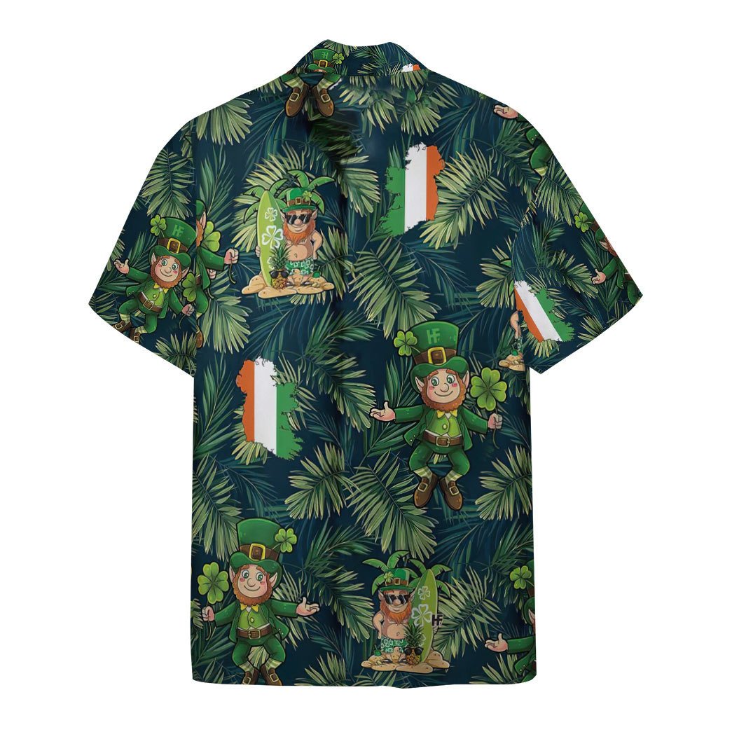 Leprechaun Tropical Hawaii Style Custom Hawaiian Shirt 1