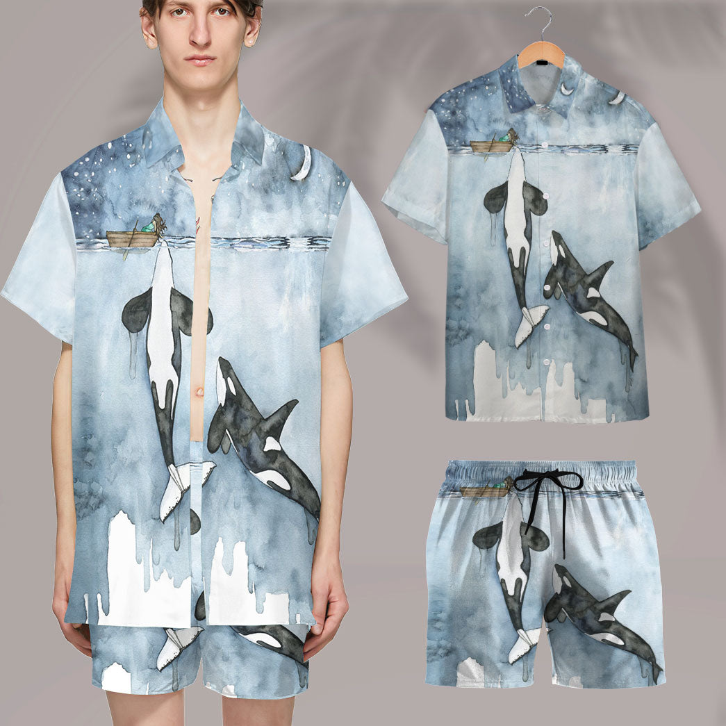 Let Orca Kiss You Custom Hawaii Shirt