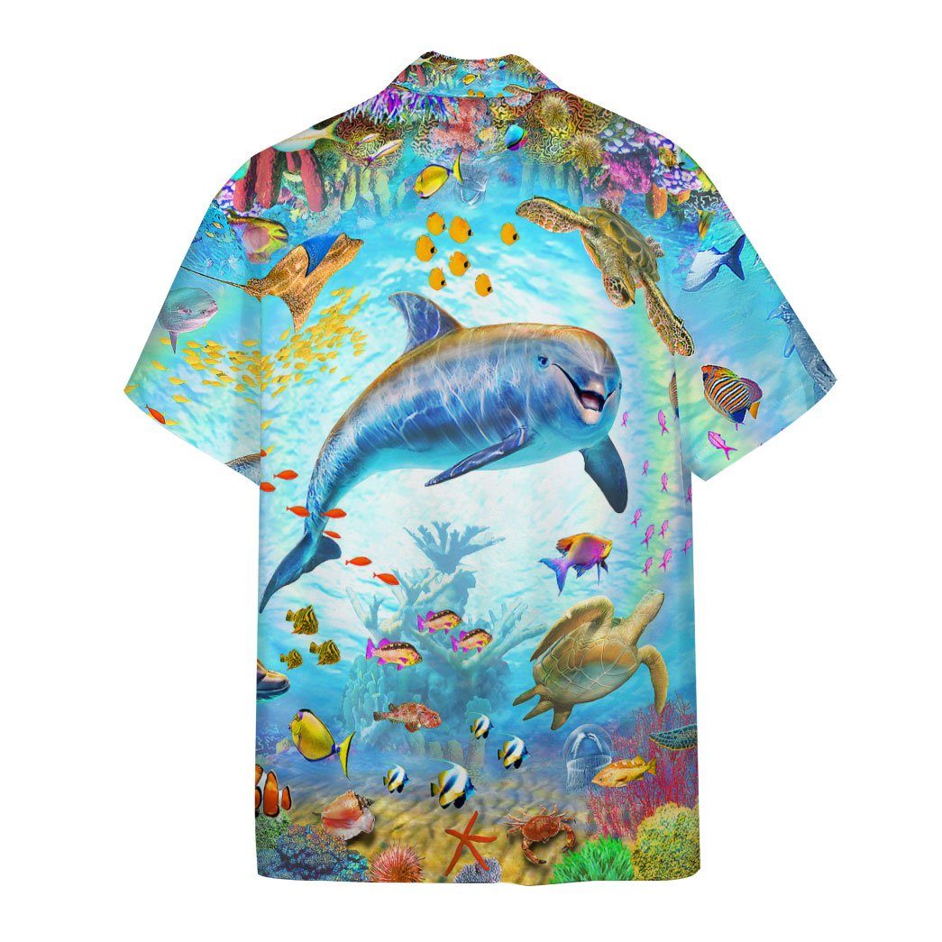 Life in the World's Oceans Custom Short Sleeve Shirt 1
