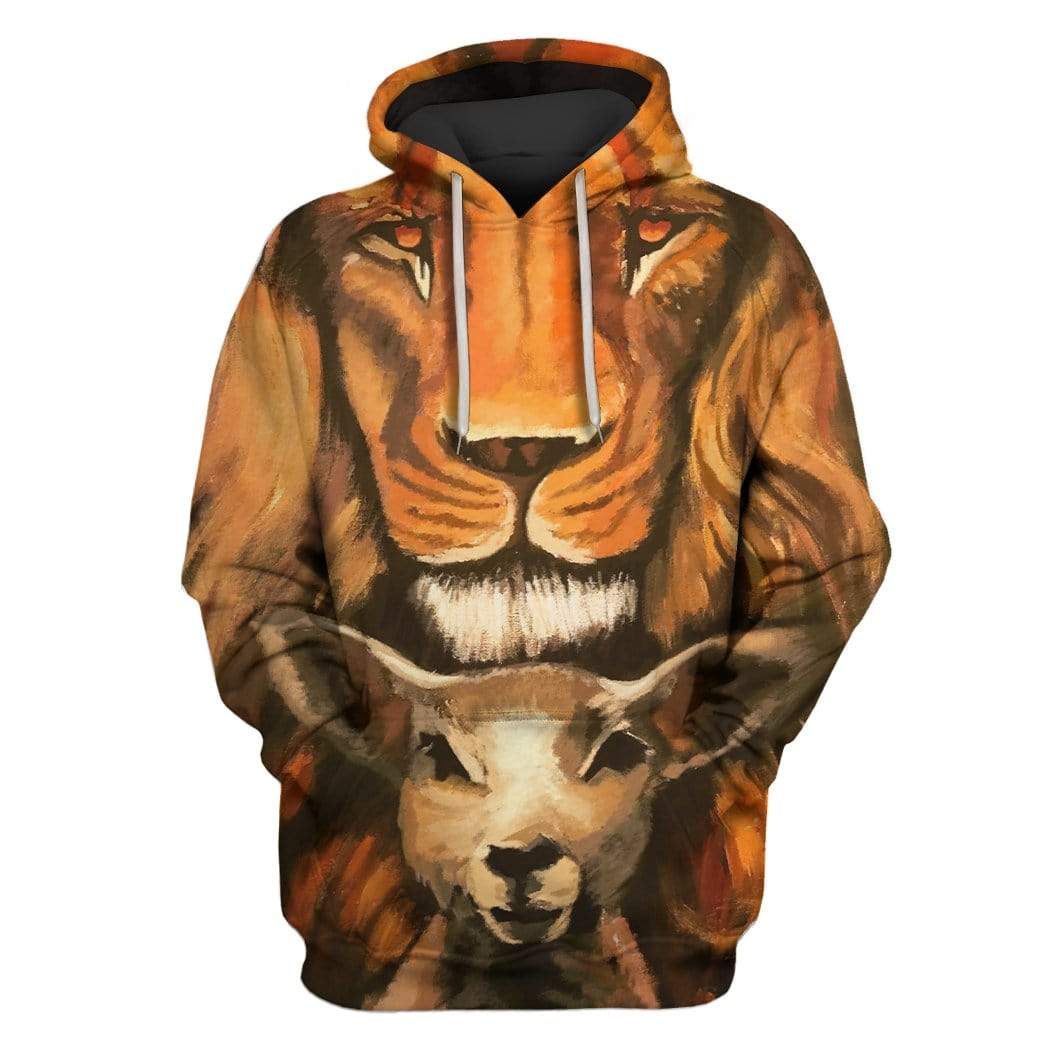 Lion and the Lamb Custom T-shirt – Hoodies Apparel