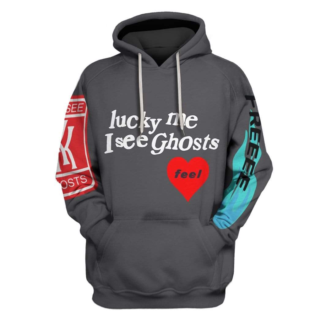 Lucky me I see ghosts Custom T-shirt – Hoodies Apparel