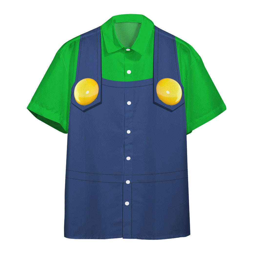 Luigi Custom Short Sleeve Shirt