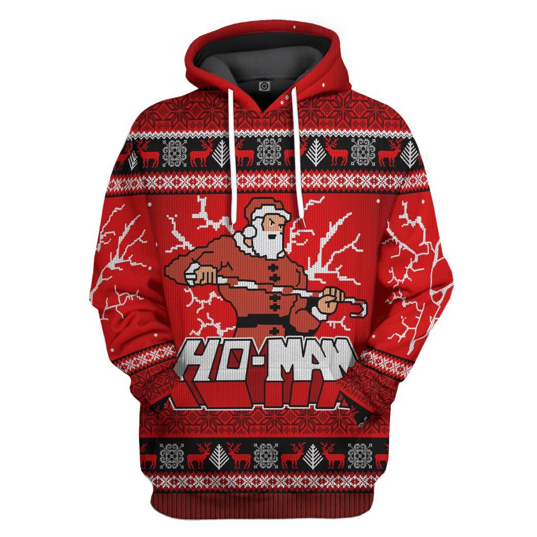 MAN Ugly Christmas Sweater All Over Print T-Shirt Hoodie Fan Gifts Idea