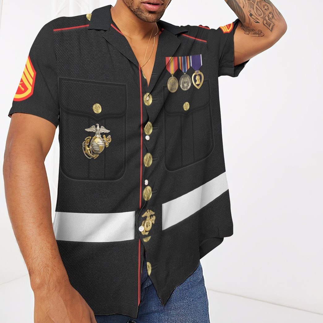 Marine Corps Uniform Custom Short Sleeve Shirt 7