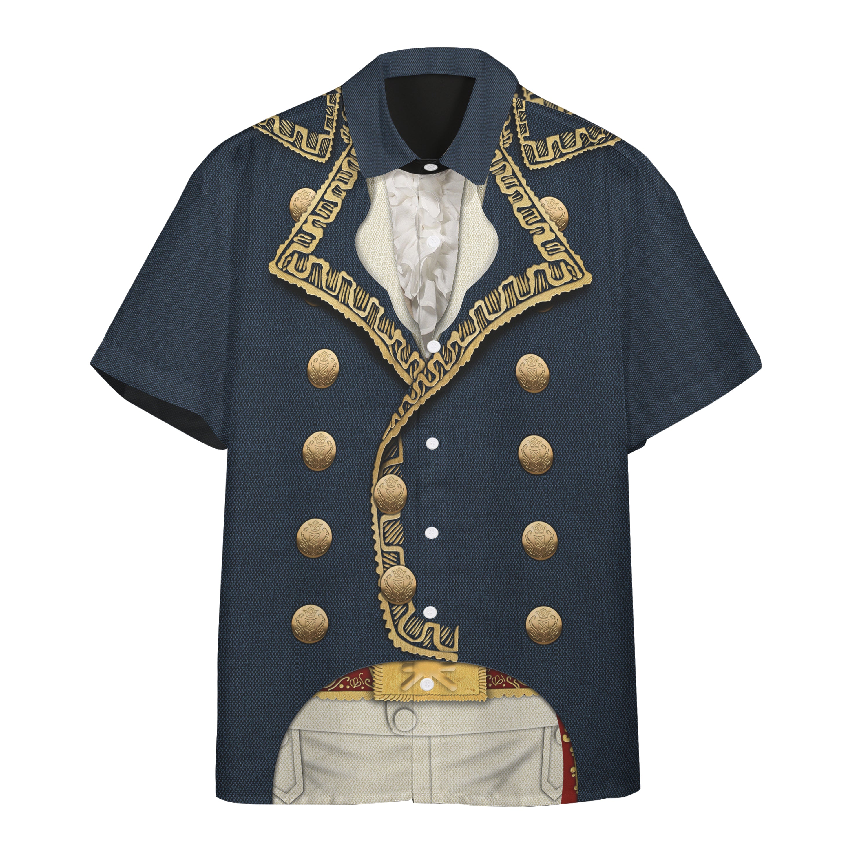 Marquis de Lafayette Custom Short Sleeve Shirt