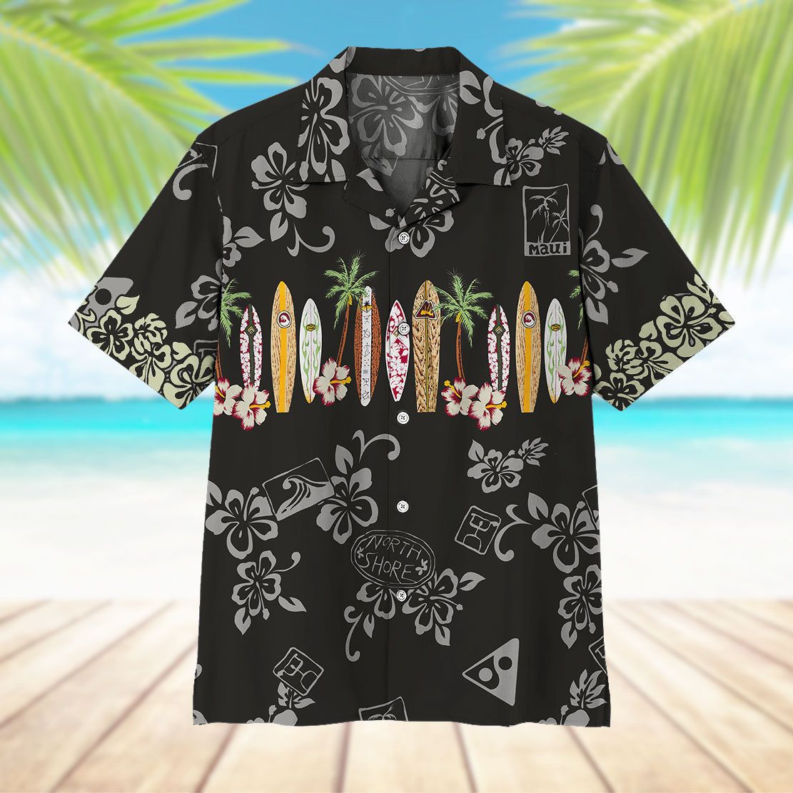 Maui Surfboard Hawaii Shirt 11