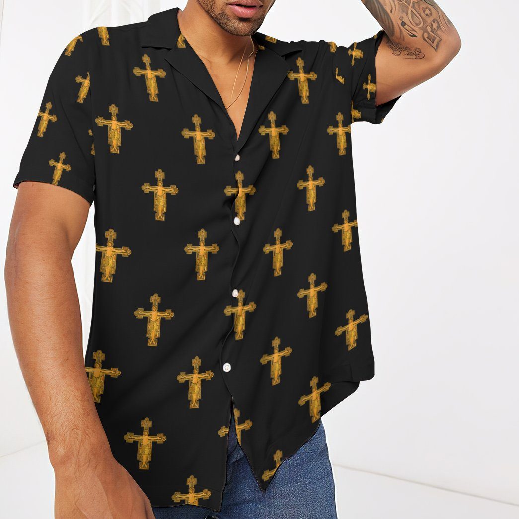 Medieval Style Jesus Christ Custom Hawaii Shirt