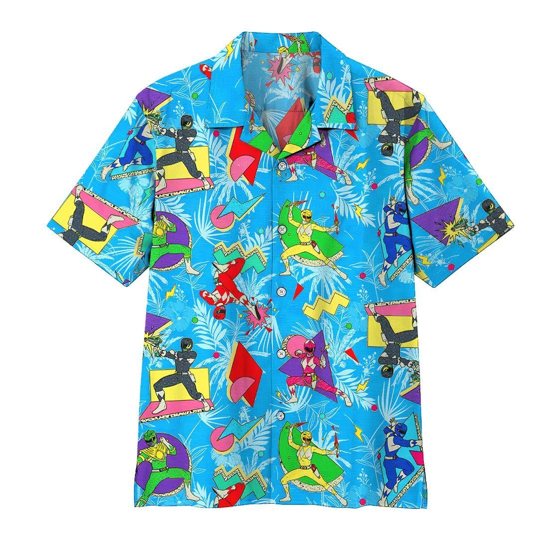 Mighty Morphin Power Ranger Hawaii Shirt