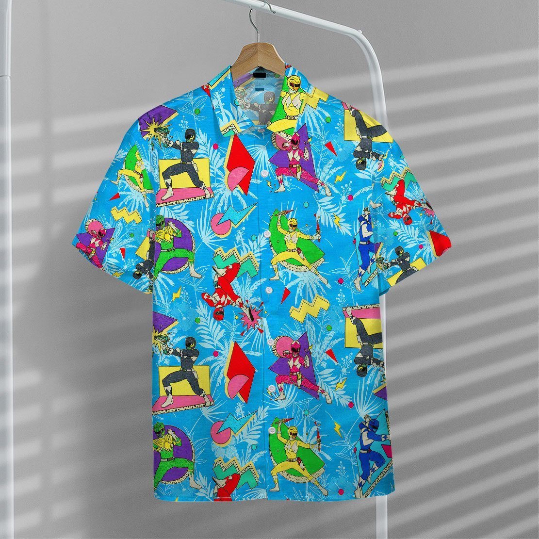 Mighty Morphin Power Ranger Hawaii Shirt 9