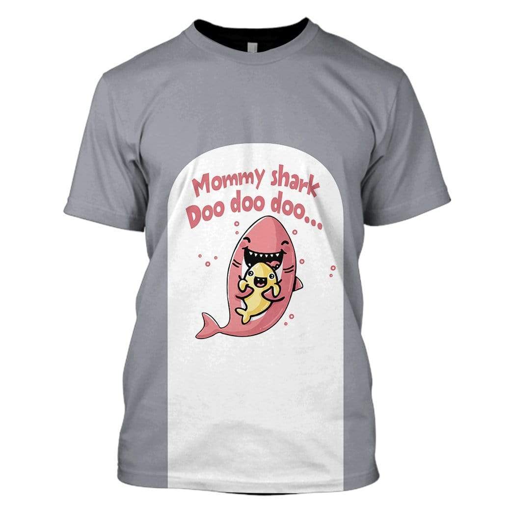 MOMMY SHARK Custom T-shirt – Hoodies Apparel