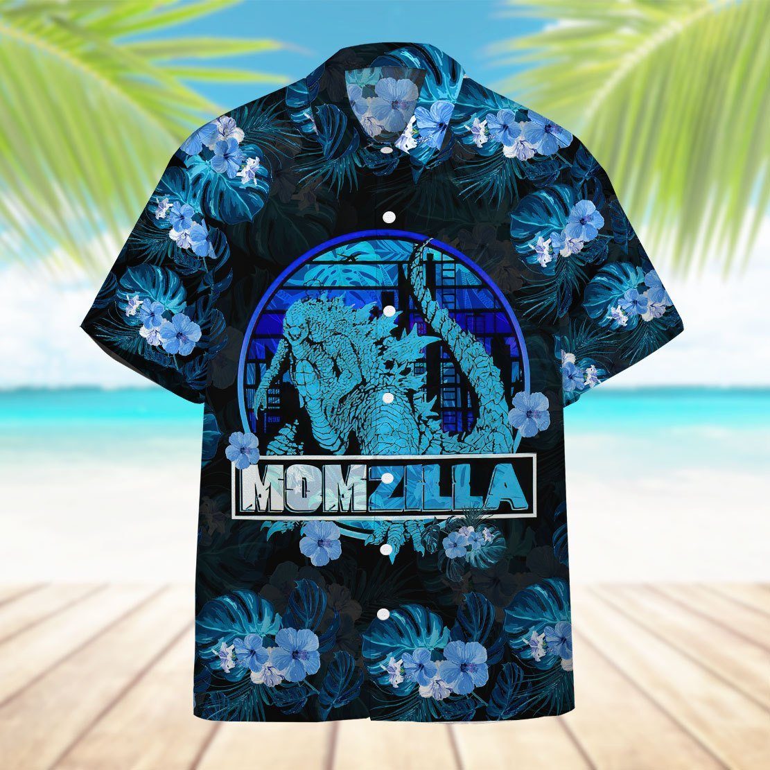 Momzilla Mother Day Hawaii Shirt 9