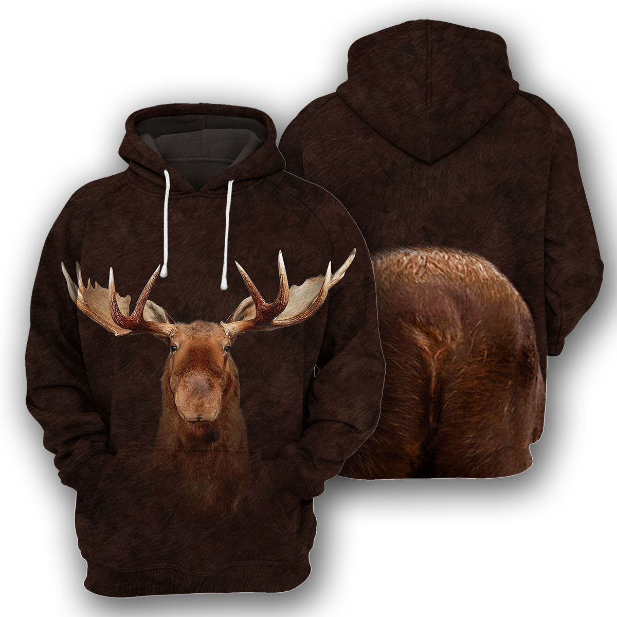 Moose Unique All Over Print T-Shirt Hoodie Gift Ideas