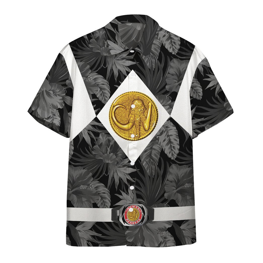 Movie Mighty Morphin Black Power Rangers Tropical Custom Short Sleeve Shirt