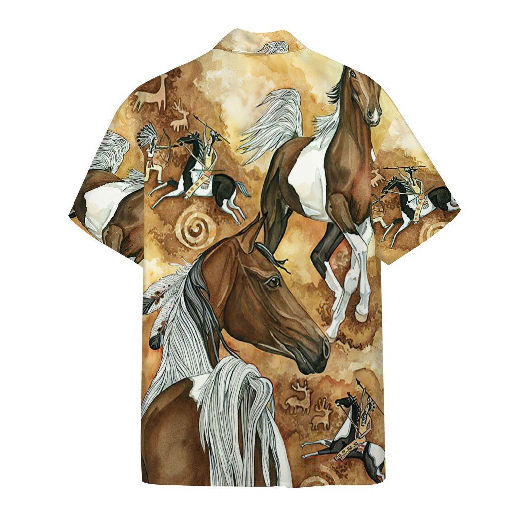 Native Horse Vintage Custom Hawaii Shirt