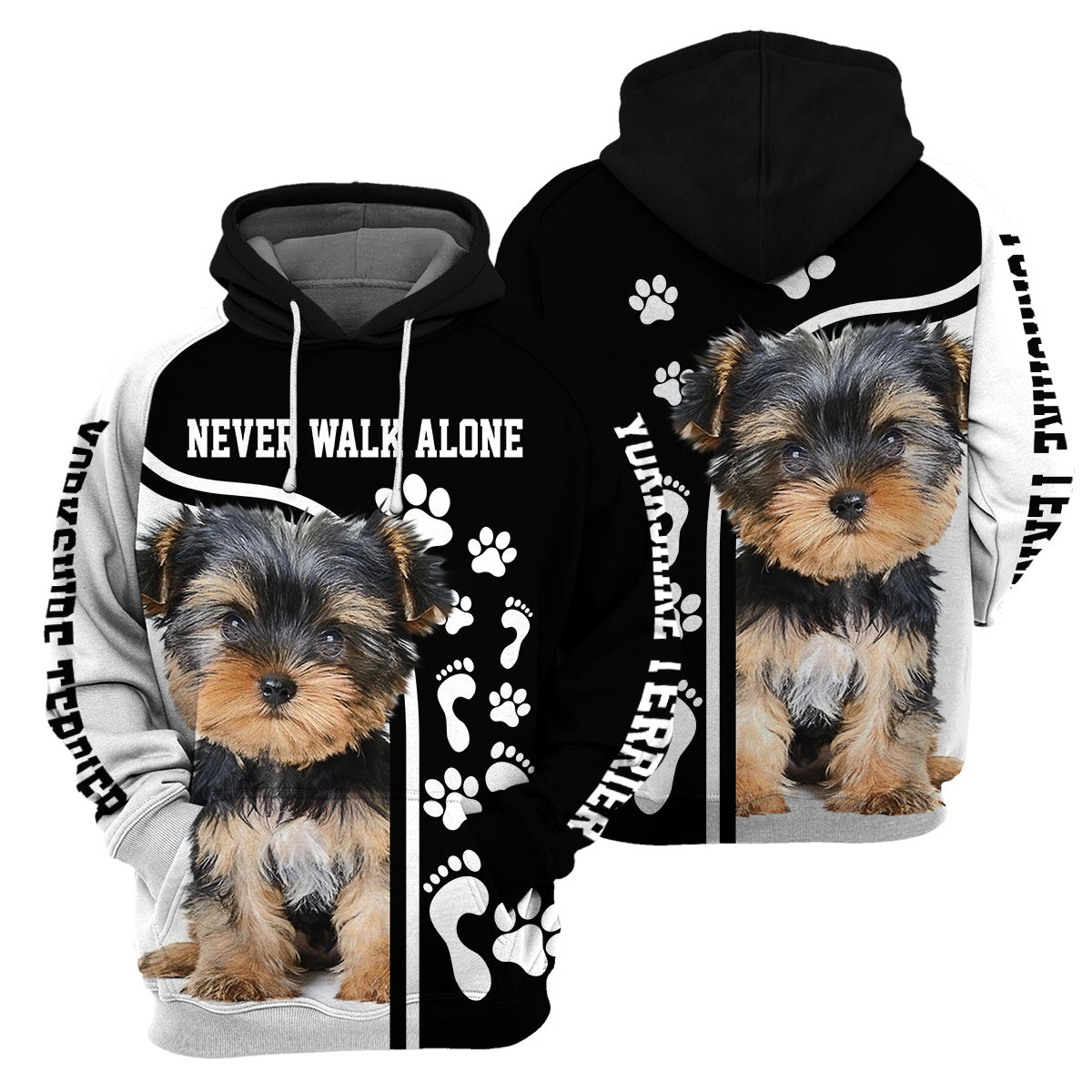 Never Walk Alone Dog Unique All Over Print T-Shirt Hoodie Gift Ideas