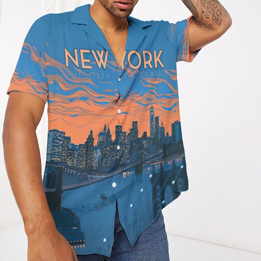 New York City The City Of Dreams Custom Hawaii Shirt 5