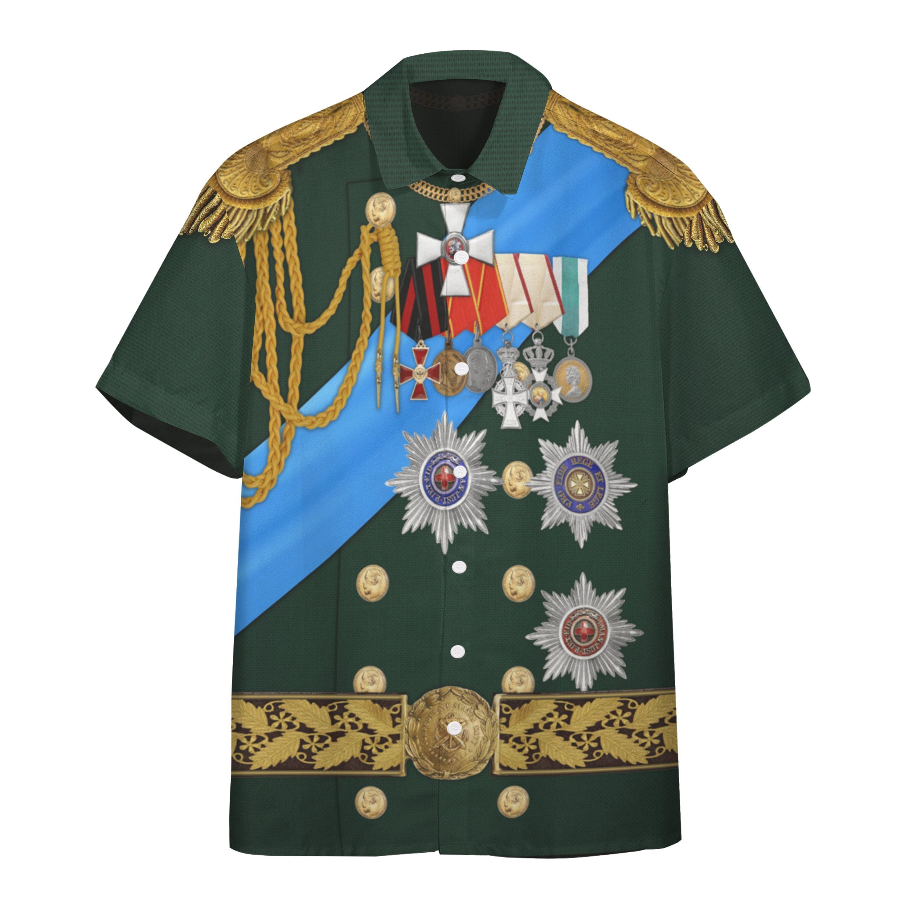 Nicholas II Custom Short Sleeve Shirt